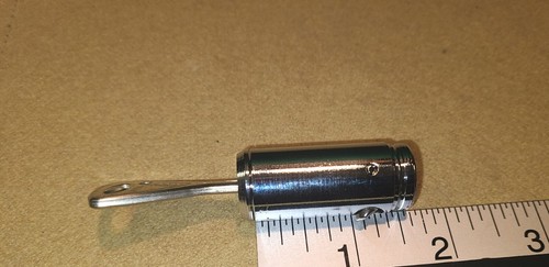 Abloy vending machine cylinder plug lock w/1 key for ' L ' & ' T ' handles - Picture 5 of 6