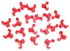 20 GOLIATH INDUSTRIAL ABS 3/8" RED REPLACEMENT SOCKET RACK RAIL CLIPS SC38R