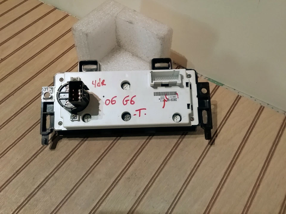 Chevy G6 sedán aire acondicionado control de clima OEM 2005-2009 Foto 4 de 4