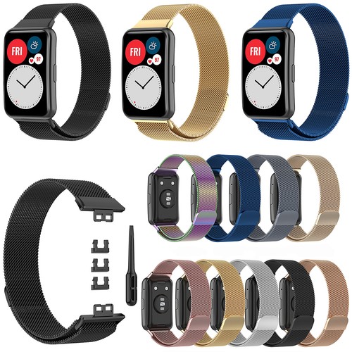 Para Huawei Watch Fit Watch Milanés Pulseras de Malla Correa de reloj  Estilolujo | eBay