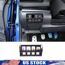 Fits 2022-2024 Subaru WRX Decklid Button Frame ABS Carbon Fiber Trim Cover