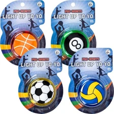 Global Industries Pro Sport Light Up Yoyo, Various Themes - Brand New (sealed)