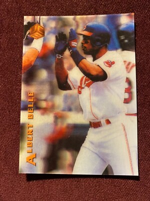 1995 Sportflix UC3 In-Depth #131 Indians Albert Belle Baseball Card
