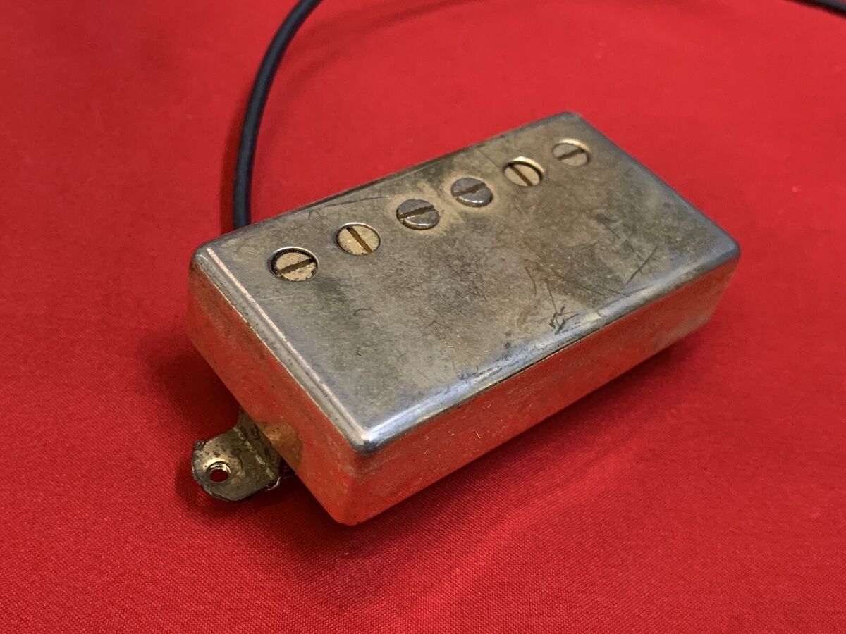 1970 MAXON Guitar HUMBUCKER PICKUP GOLD MIJ Part 8.21 K 1970 MAXON Guitar HUMBUCKER PICKUP GOLD MIJ Part 8.21 K