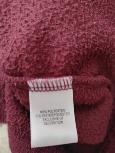Le Tigre Tri-Flex Jacket Men's XXL 2XL Blue Maroon Fleece Quarter Zip Logo - Picture 6 of 6