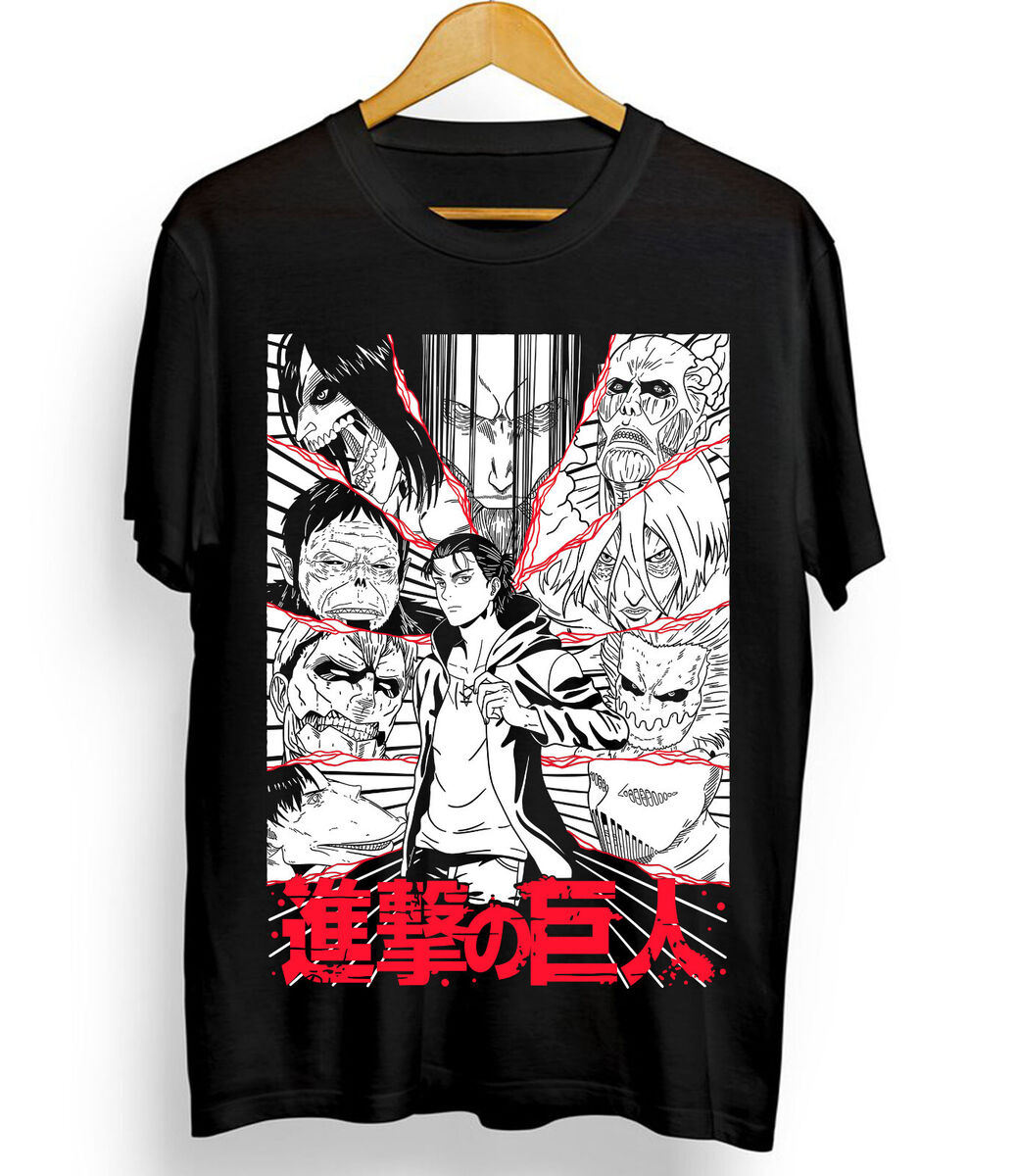 Attack on Titan Levi Shingeki No Kyojin Anime AOT Tshirt T-Shirt Tee ALL  SIZES