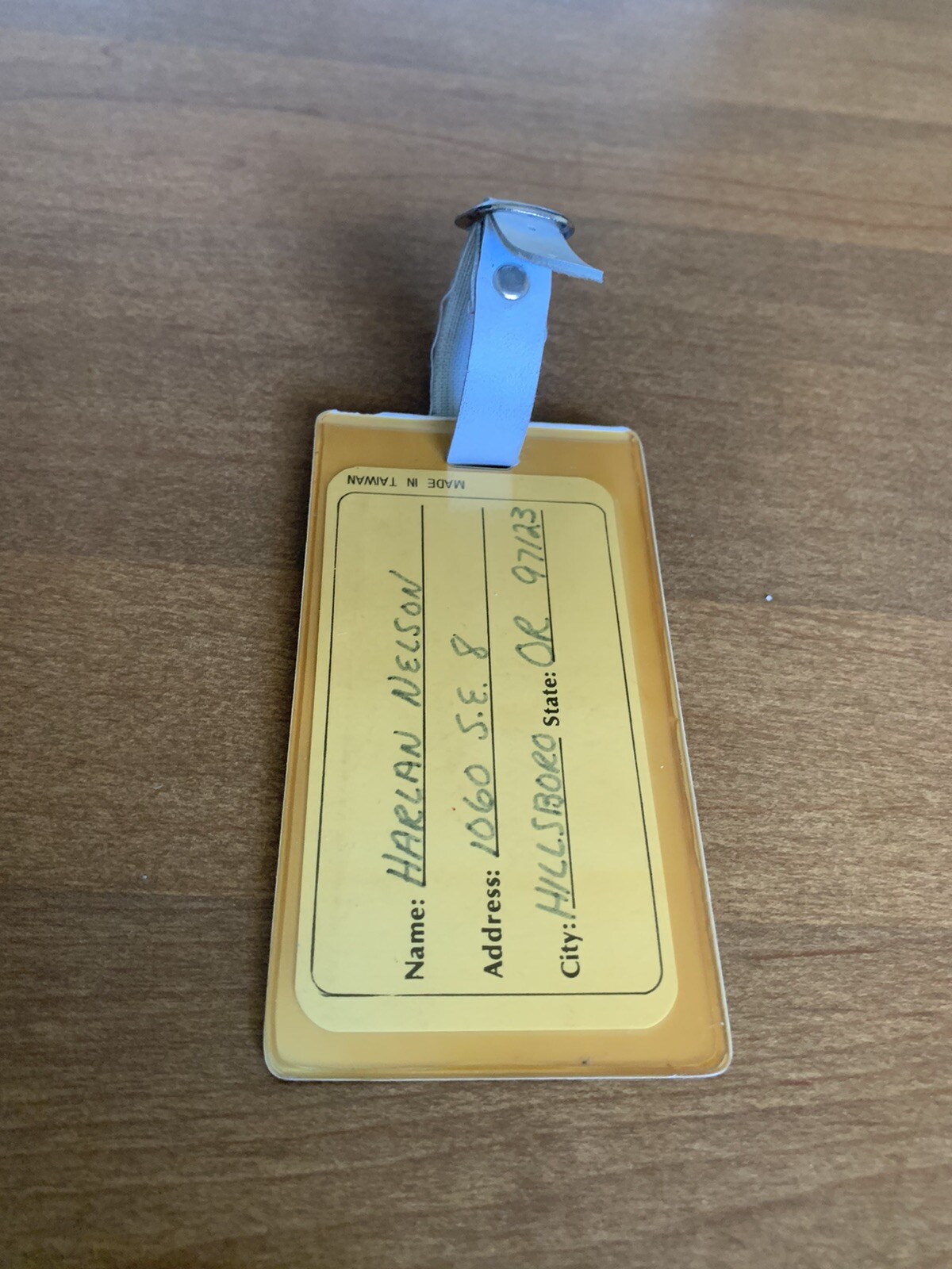 Vintage Walt Disney World Luggage Tag Mickey Mouse Plastic eBay