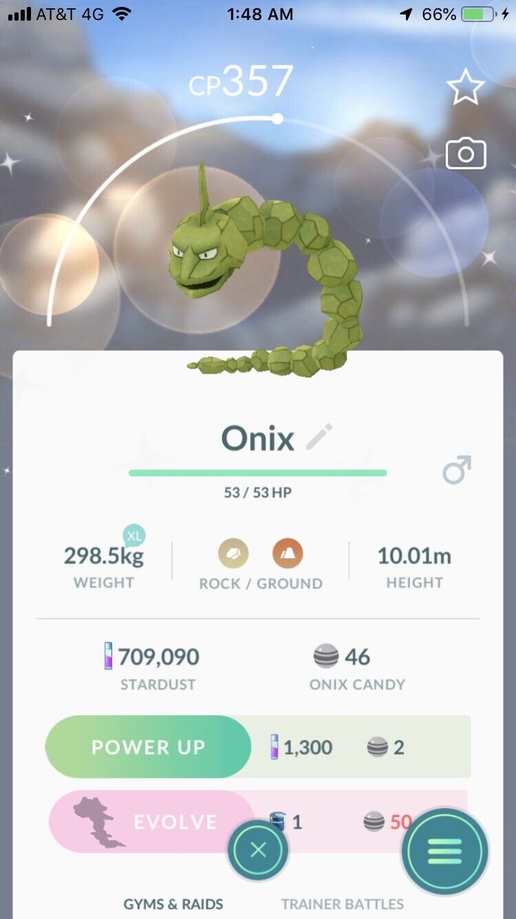 Pokemon LEVEL 1, Lvl 1 SHINY Onix✨REGISTERED TRADE