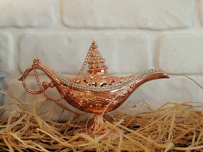 SWAROVSKI COATED ALADDIN GENIE LAMP ALADDIN'S ALAADDIN MAGIC LAMP