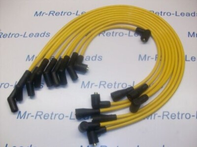 Gelbe 8mm Performance Zündkabel Rover SD1 SDI 3,0L 3,5L 3,9L V8 Handgefertigt
