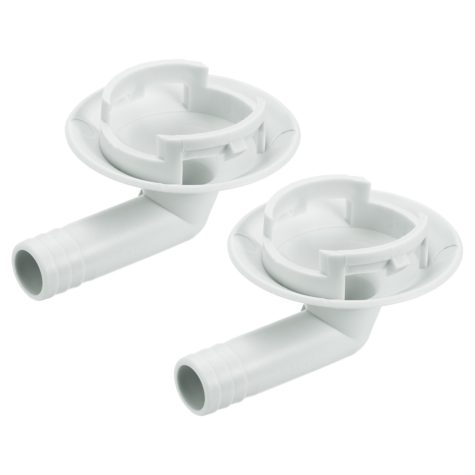 Aire Acondicionado Desagüe Manguera Conector 40mm Tubo Codo Conexión, Beige 2pzs