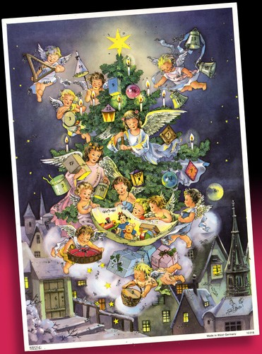 Antique Advent Calendar Lore Hummel 70er Himmel High L Richter West EBay