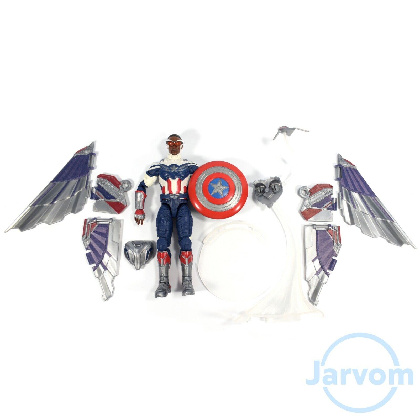 Marvel Legends Captain America Falcon Figure Soaring Wings - GingaToys