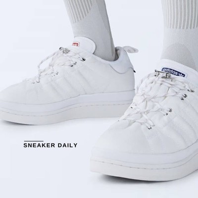 Moncler x Adidas Campus Sneaker Gr. 45 1/3 US 11 Core White NEU