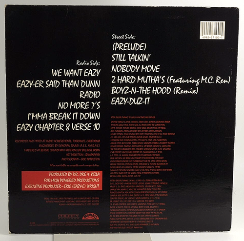 Eazy-E – Eazy-Duz-It Ruthless Records 1988 Us Original (1LP/Vg++/Vg+)/483 - Picture 2 of 11