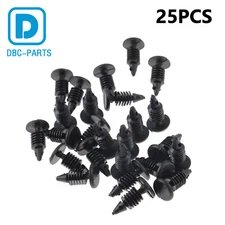 25Pcs Trim & Weatherstrip Clips 3/16" Hole Fit for 1960-2015 Ford Truck