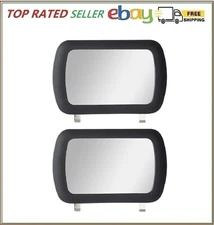 2 Pack Clip-On Sun Visor Mirror HD Vanity Mirror Universal for Car, Truck, SUV