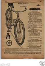 1913 PAPER AD 13 PG Rugby Boy Scout Shapleigh Wonder Cyco Bicycle St Louis Badge