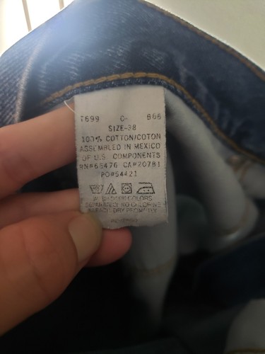 Vintage Tommy Hilfiger Mens Jean Shorts Size 38 100% Cotton 2000 Y2K Has Spot - Picture 11 of 13