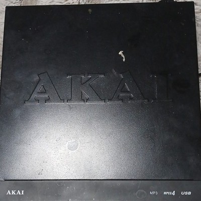 AKAI Black DVD Player USB Playback MP3 MPEG4 DVD Support