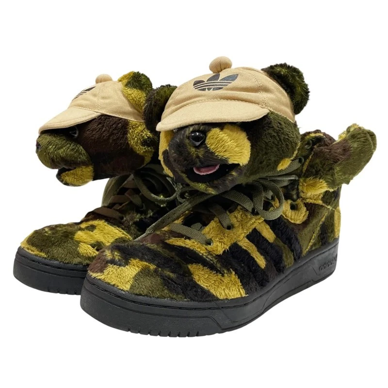 adidas Jeremy Scott Camo Bear for Sale | Authenticity Guaranteed