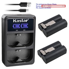 Kastar Dual LCD Charger Battery for Ring Video Doorbell 2 3 Camera Door View Cam