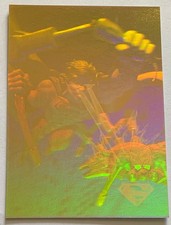 1996 Skybox DC Superman Holo Series Gold Fired Up! #14