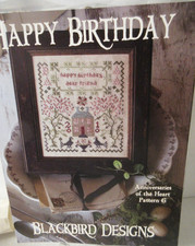 Blackbird Designs HAPPY BIRTHDAY Counted Cros...