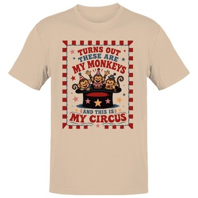 Men's T-shirt - Turns Out These Are My Monkeys Circus