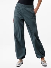 Athleta Rise Women  s Jogger Pants size L NWT Pull-On Stretch Nylon Waterproof