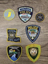 Louisiana Police Patch (lot Of 7).