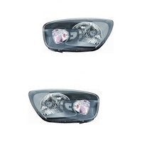 Halogen Scheinwerfer Set Links & Rechts Hauptscheinwerfer H4 FüR Kia Picanto