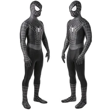 Black Amazing Spider-Man Jumpsuit Spiderman Cosplay Venom Suit Costume Halloween