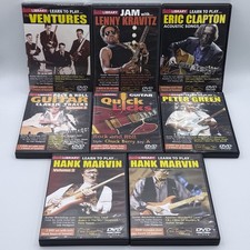 Lot of 8 Lick Library DVDs Learn to Play, Qui...