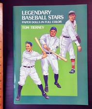 1985 Tom Tierney Legendary Baseball Stars Paper Dolls UNCUT