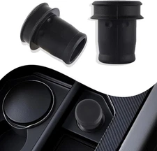 2PCS Cigarette Lighter Cover, Black Socket Cap Waterproof & Dust Cover, Unive