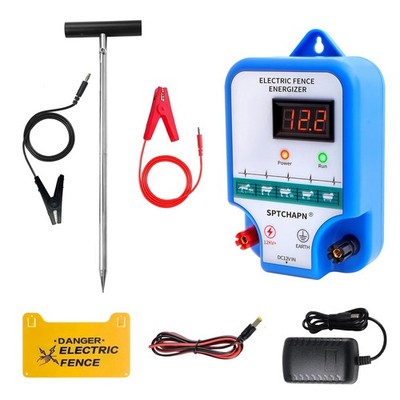 Sptchapn Elektrozaun Energizer Kit - inkl. 12V AC 2 Joule Ausgang Zaun