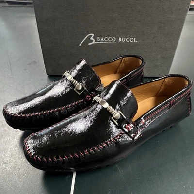 Bacco Bucci Zagreb Black Leather Calfskin Loafer Shoes  Men\'s Size 13 Bacco Bucci | Shoes | Bacco Bucci Mens Black Leather  main image 4