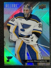 2024-25 Upper Deck Allure #41 Jordan Binnington Base Card St. Louis Blues