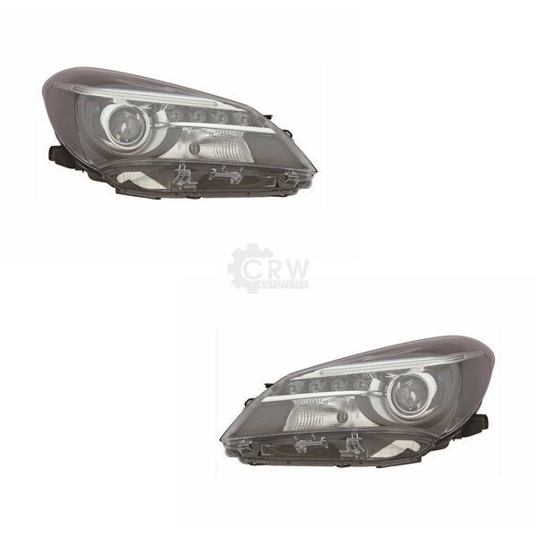 Halogenscheinwerfer Set LED FüR Toyota Yaris (_P15_) Bj. 3.2014- > HIR2 WY21W-image