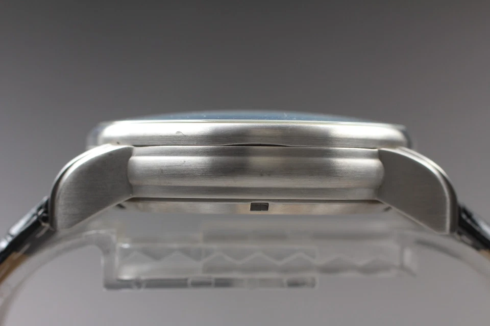 [N COMO NUEVO] Reloj Zeppelin LZ127 Graf Corazón Abierto Plateado Cuarzo Para Hombre de JAPÓN Foto 4 de 4