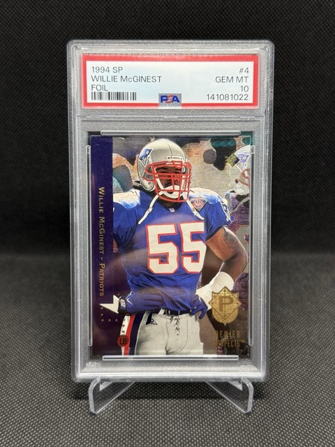 Willie McGinest 1994 Upper Deck SP Foil Psa 10 Gem Mint #4 Pop 24 RC Rookie