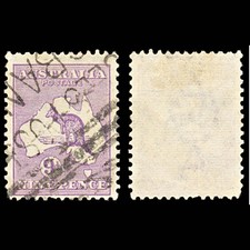 7003 Australie SG39 9D Violet 1916. Sc#50a Mi 46XII Utilisé. C£11