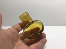 Antique Bright Amber Bovril Meat Juice Bottle.