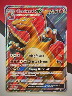 JUMBO Charizard GX SM60 Black Star Oversized Promo 2017 Pokémon NM