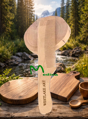 Wooden Comb 100% Organic Natural Green wood Hair Detangler eco-friendly A+++