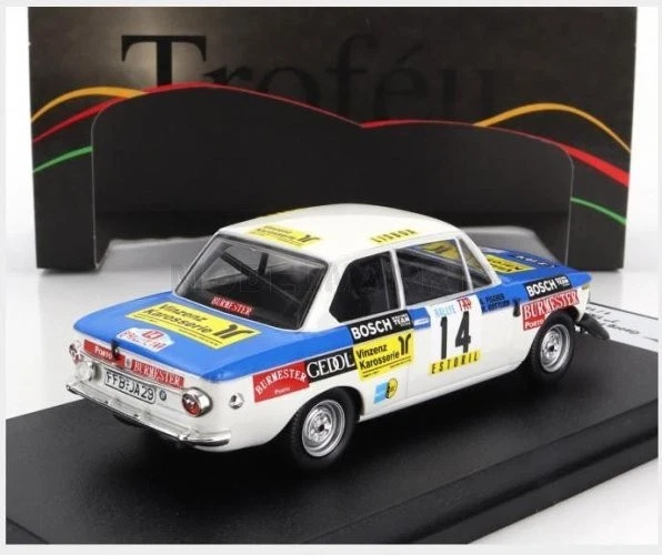 TROFEU TRRAL130 BMW - 2002 Tii (night version) N 14 RALLY TAP 1974 GEORG FISCHER - Immagine 2 di 3