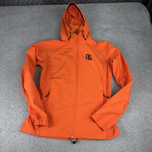 Columbia Oregon State Osu Zip Orange Black Jacket Women’s Large Omni Shield - Picture 1 of 12