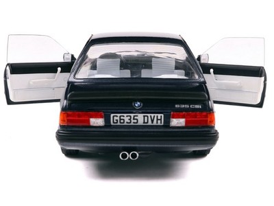 1984 BMW 635 CSI (E24) MACAU BLUE 1/18 DIECAST MODEL BY SOLIDO