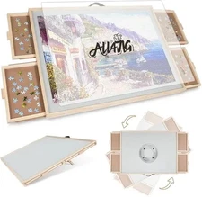 ALL4JIG 1500 Pieces 2-in-1 Tilting and Rotating Puzzle Board 40.16" x 28.5"A NEW